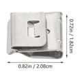 thumbnail image 2 of QUMIIRITY Solar Panel Cable Clamp 30Pcs Silver Rectangular Clips for Photovoltaic System Wiring Professionals, 2 of 5