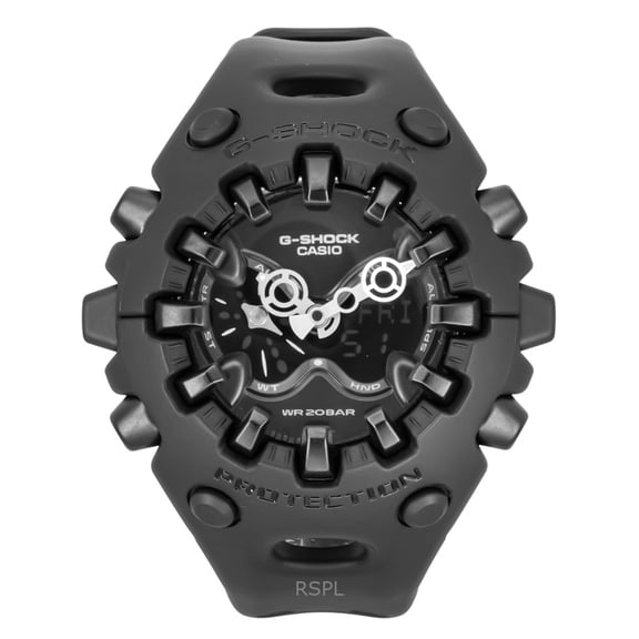 Casio G-Shock Analog Digital Resin Strap Black Dial Quartz GA-V01-1A 200M Men's Watch