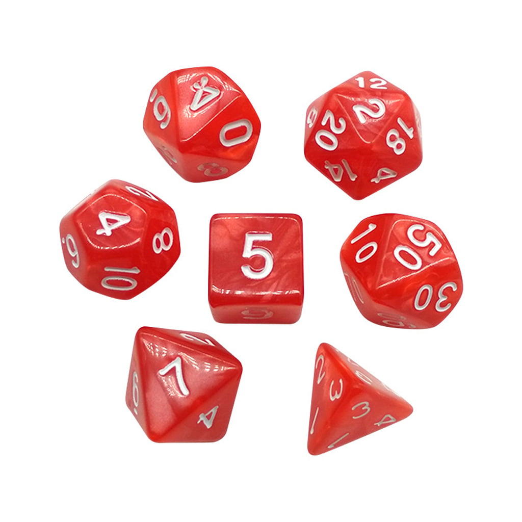8 Shapes DIY Playing Dice Mold Digital Game Dice Faceted Cube Dice Silicone Mold 
