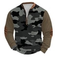 thumbnail image 2 of Blusas y camisas de manga larga con cuello redondo para hombre, sudadera con capucha de cuello redondo con cremallera y estampado, sudaderas de manga larga, blusa de poliéster para hombre, 2 of 4