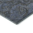 thumbnail image 4 of Addison Rugs Mayfield Washable Transitional Paisley Charcoal Round Rug, 8' x 8', 4 of 5