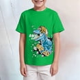 thumbnail image 2 of Karoyedx Toddler Boy Athletic T Shirts Toddler Boys Girls T-Shirt Short Sleeve Crew Neck Shirt Tees Kids Graphic Outfit Green Size,13-14 Years, 2 of 4