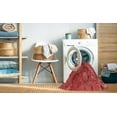thumbnail image 2 of Ahgly Company Tapis Rond Lavable en Machine Intérieur Transitionnel Rouge, 7 Pieds Rond, 2 of 7