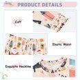 thumbnail image 3 of FORMRS Long Sleeve Top and Pants Pajama Set for Niños 2-Piece Sleepwear, Sizes 18M-8Y, Beige Christmas Santa, 3 of 6