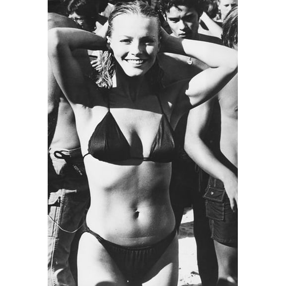 Cheryl Ladd Charlie's Angels Bikini B&W 24X36 Poster