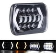 thumbnail image 3 of Faros LED 5x7 6x7 H4 para Jeep Wrangler Yj Cherokee XJ, 3 of 5