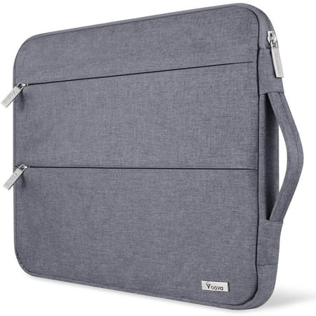 Voova 15 15.6 16 Inch Laptop Sleeve Case with Handle, Waterproof Computer Cover Bag with Pocket Compatible with MacBook