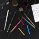 thumbnail image 3 of Nail Art Brush Pen Gel Nails Painting Pen Nail Art Liner Brush Pen Set con cristales para Diy Nail Art (2 juegos, multicolor), 3 of 5