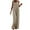 Khaki, variant on Abcnature Women's Loose Sleeveless Jumpsuits Adjustable Spaghetti Strap Stretchy Long Pant Romper with Pockets, Solid Button Suspender Jumpsuits Wide Pocket Leg Pant Recommend Weight 99 to 110lb