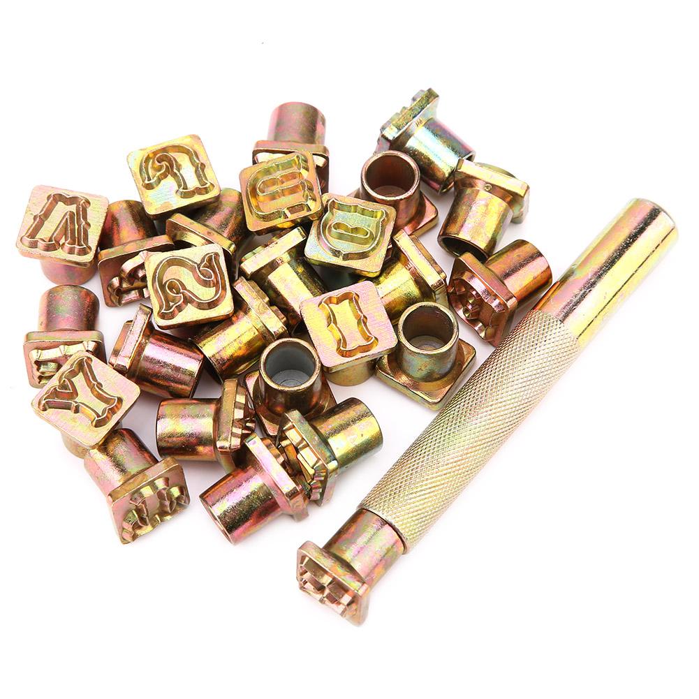 Kritne Stamp Punch, Stamp Punch Set, 13mm Metal Stamp Punch Set Vintage