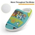 thumbnail image 4 of Scooby Doo Mystery Machine Kids Cotton Slippers Slip-on Indoor Memory Foam House Shoes Fluffy Slippers Furry Cozy Comfy Slippers Boys Girls, 4 of 8