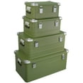 thumbnail image 1 of Crossover Aluminum Overland Storage, Trunk, Metal Cargo Case, Storage Box (4PC Combo, Green) 30L, 50L, 95, 147L, 1 of 7