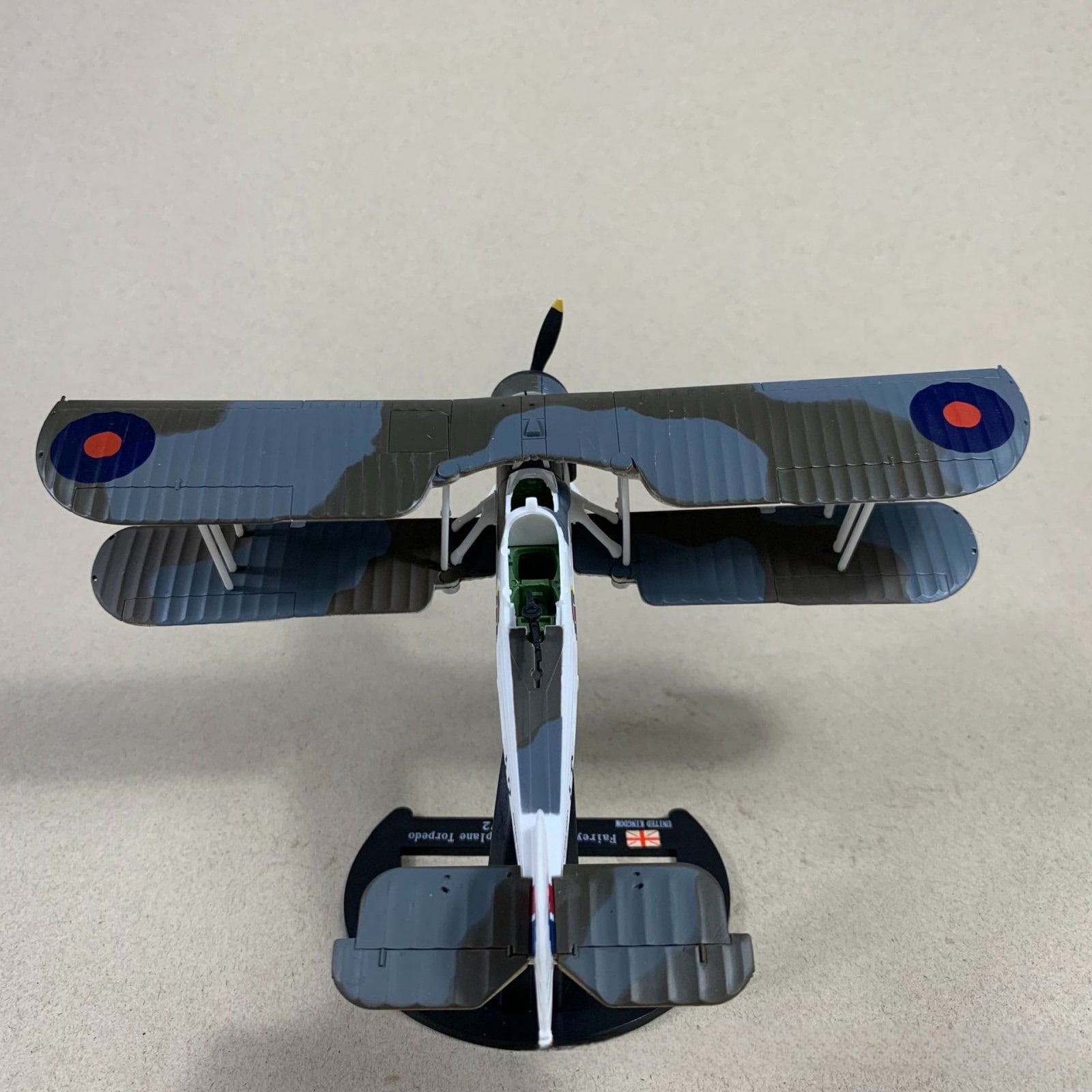 WWII Fairey Swordfish Diecast Alloy Model Airplane for Office Desk, Detailed Restoration, Aviation History Collectible