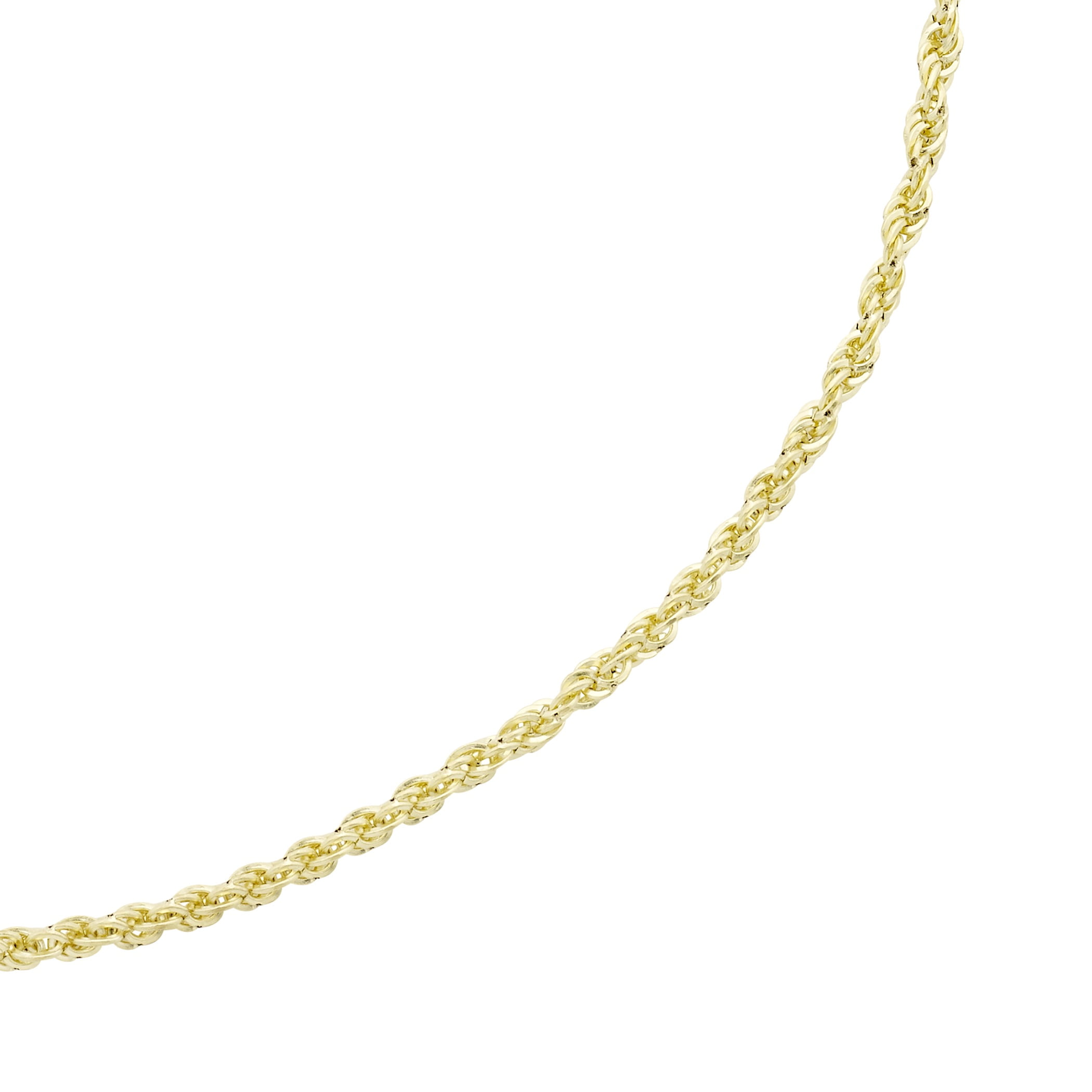  Honolulu Jewelry Company 14K Real Solid Yellow Gold 1mm Rope  Chain Necklace Lobster Clasp - 16 Inches: Clothing, Shoes & Jewelry