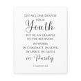 thumbnail image 5 of Scripture Walls 1 Timothy 4:12 Be An Example Bible Verse Canvas Christian Wall Art Ready to Hang Unframed, 5 of 13