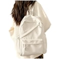 thumbnail image 4 of Fgnfyis Backpack for Kids Fresh Minimalist High Capacity Casual Daypack College Students Travel School Backpack White, 4 of 4