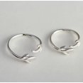 thumbnail image 3 of Anillo de dedo de cuerno de ciervo de Color plateado para mujeres y niñas, astas minimalistas, anillos ajustables de avión, estrella de cristal, anillo de Luna, regalos de navidad, 3 of 4