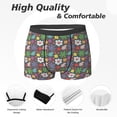 thumbnail image 2 of Men's Boxer Briefs, Love Daisies Flowers Soft Comfy Mens Underwear Boxer Briefs Breathable With Widen Waist, 2 of 7