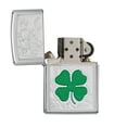 thumbnail image 3 of Zippo Clover Design High Polish Chrome Pocket Lighter, 3 of 6