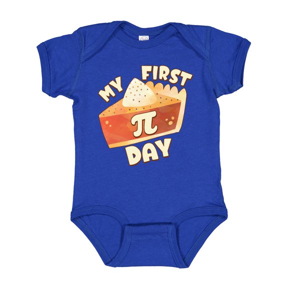 Inktastic My First Pi Day-pumpkin Pie Boys or Girls Baby Bodysuit