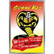 Cobra Kai - Be Strong Wall Poster, 22.375" x 34", Framed
