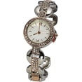 thumbnail image 2 of Blekon Collections Japanese Quartz Womens Elegant 25mm Case Rhinestone Bezel Metal Cuff Watch, 2 of 5