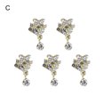 thumbnail image 2 of opvise 5Pcs/Set Nail Ornament DIY Jewelry Nail Art Lightweight Glitter Varnish Manicures Nails Art Accessories for Female, 2 of 8