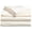 Ivory, variant on Alive Pixels Fitted Sheet White Stripe 100% Cotton 1Pc 12 inch Pocket 800TC (Twin, White)