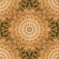 thumbnail image 1 of Ahgly Company Tapis d'Intérieur Lavable à la Machine, Carré, Transitionnel, Orange, Tapis de Zone, 4 Pieds Carré, 1 of 7