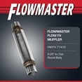 thumbnail image 2 of Silenciador Flowmaster Flow FX con cámara 2.25'' Entrada/Salida en acero inoxidable, 2 of 8