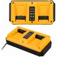 thumbnail image 2 of Portátil de Puertos Duales Charger para Dewalt Batería de Litio 18V-20V Recargable DCB207 DCB206 DCB204 DCB203 Rápida Charger, 2 of 10