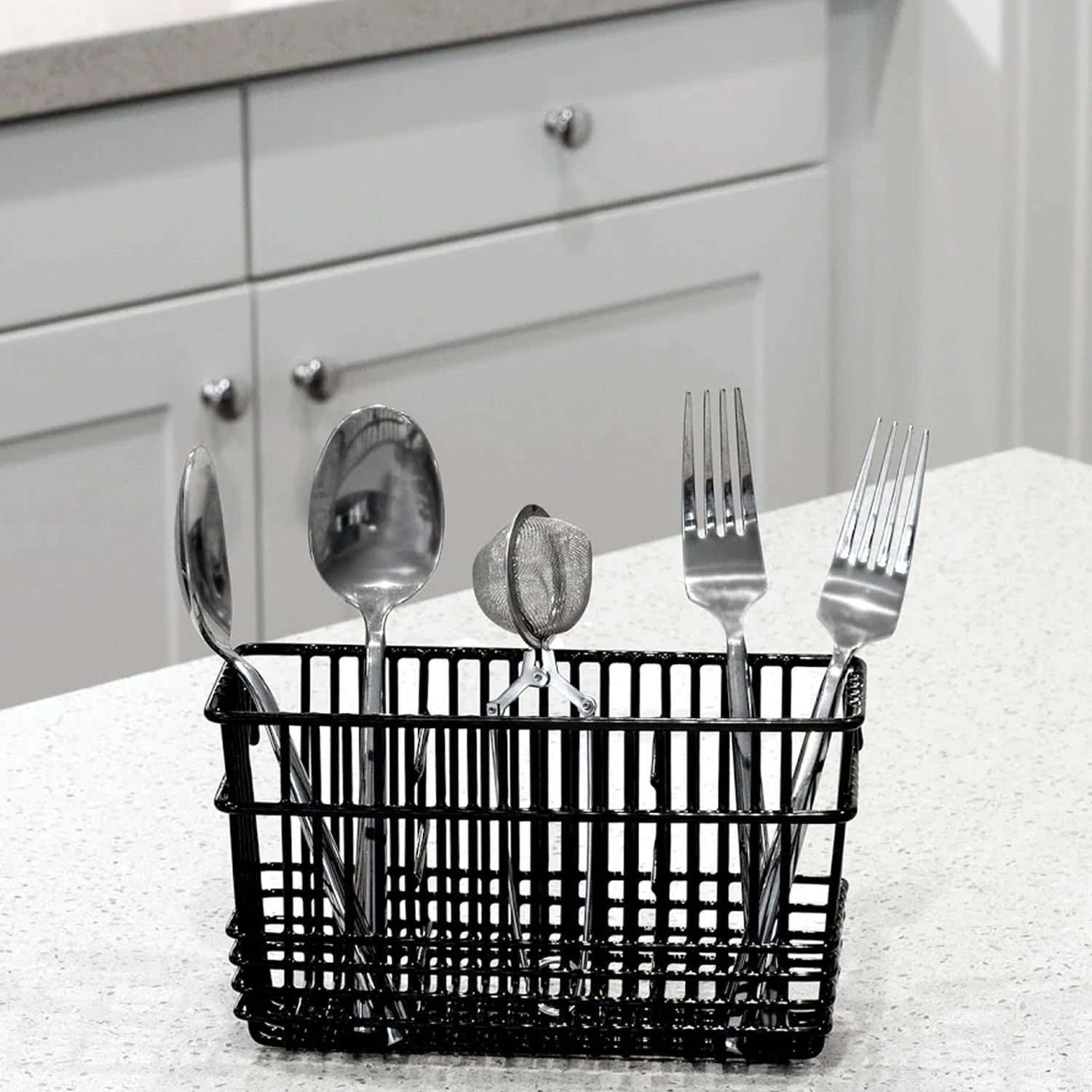 Better Houseware Cutlery Holder, Black