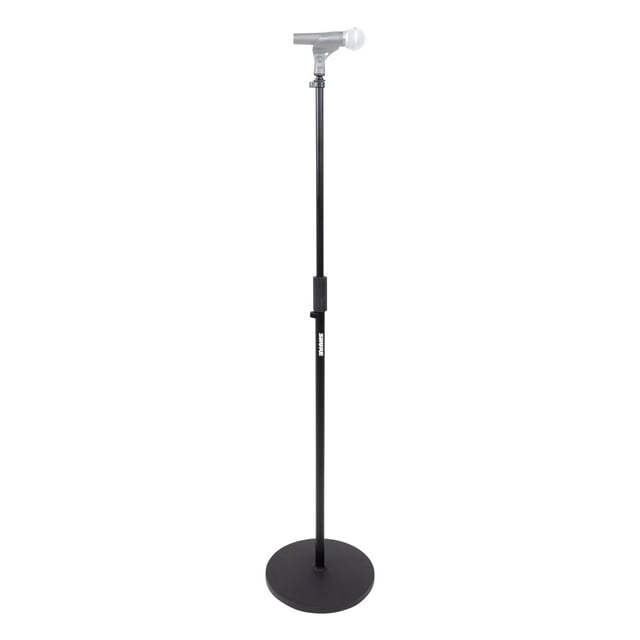 Soporte para micrófono Shure by Gator, base redonda, altura estándar