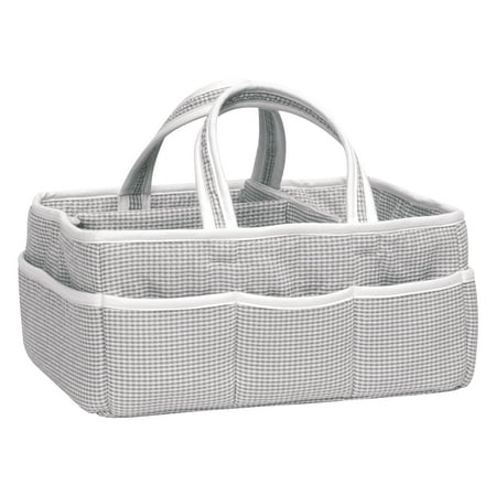 UPC: 0846216060182 | Trend Lab Portable Diaper Caddy Gray