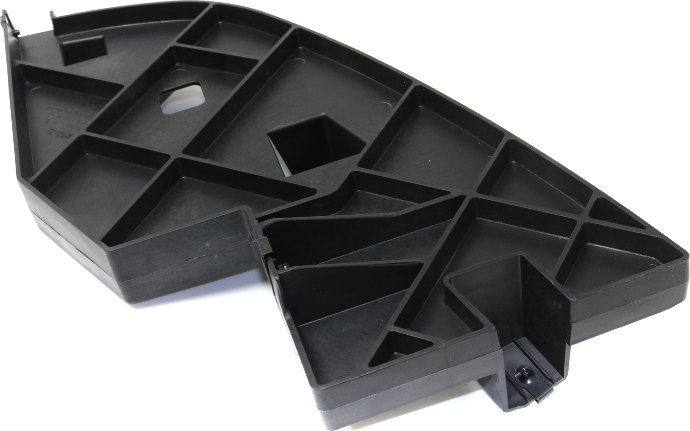 Bumper Trim Compatible With 2007-2014 GMC Yukon XL 1500 Front, Left Driver Side, Outer Black