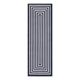 thumbnail image 2 of Sabrina Soto Outdoor Collection Area Rug - Prescott (2' x 6' 1" Runner Navy Blue/Ivory), 2 of 9