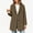 Army Green, variant on Women's Single Breasted Long Wool Blend Overcoat Casual Long Sleeve Lapel Collar Coat with Pockets Solid Color Fall Winter Outerwear for Work Office Daily Wear
