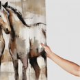 thumbnail image 3 of Shiartex Horses Printed Shower Curtain 100% Polyester Fiber Washable Bathroom Decoration with Hooks 36x72, 3 of 7