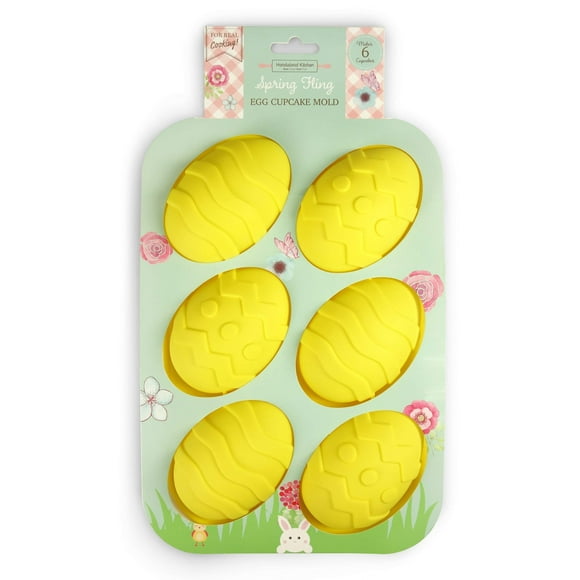Handstand Kitchen Spring Fling Silicone Easter Egg Shaped Silicone Cupcake Mold