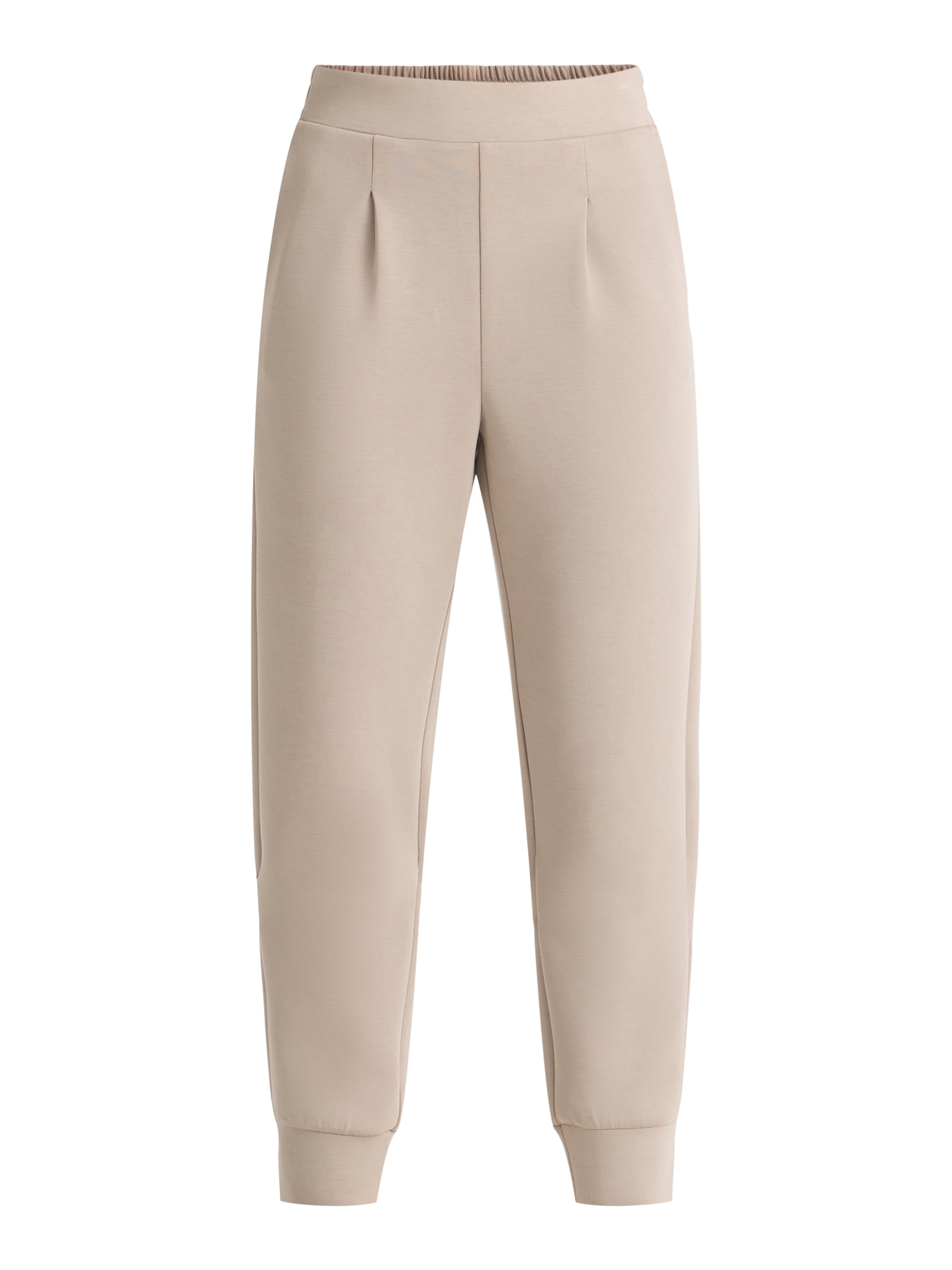 Avia Women's and Women's Plus ScubaKnit Pleat Joggers with Pockets, Size XS-4X