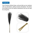 thumbnail image 4 of Uxcell 12Pcs Faux Pampas Grass 21" Fake Pampas for Wedding Decoration Black, 4 of 7