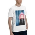 thumbnail image 2 of Bingfone Dog In Hairdresser Men'S Loose Fit Short-Sleeve Pocket T-Shirt, 2 of 7