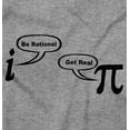 thumbnail image 2 of Rational Real Pi Pie Number Math Nerd Womens Slim Fit Graphic Tee Brisco Brands L, 2 of 5