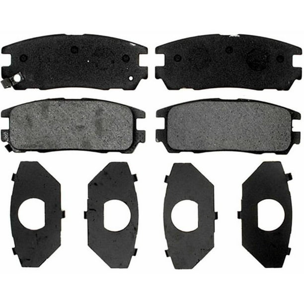 AC Delco 17D580 Brake Pad Set, Organic OE Replacement