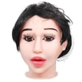 thumbnail image 2 of Expositor de cabeza de maniquí femenino para sombreros, estilo aleatorio, realista, para pelucas de mesa, para uso personal en barbería., 2 of 9