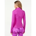 thumbnail image 3 of Sofia Active by Sofia Vergara Women’s Super-Soft Lux Zip-Up Jacket, 3 of 6