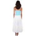 thumbnail image 2 of Scully Western Skirt Womens Long Tiered Lace L White F0_PSL-245, 2 of 2