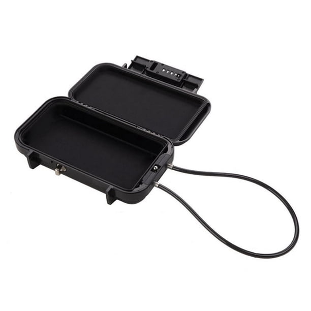 Caja de Seguridad, Caja de Seguridad para Teléfono, Caja de Seguridad para Viajes, Transparente, Impermeable, para Exteriores, Caja de Almacenamiento de Contraseñas
