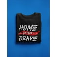 thumbnail image 3 of Home Of The Brave Design Sweatshirt Men -Image by Shutterstock, Male 3X-Large, 3 of 4