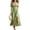 16# Green, variant on Off Shoulder Wedding Guest Dress Women Summer High Low Ruffle Chiffon Dresses for Bridesmaid Prom Pink XL